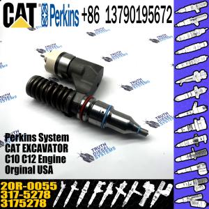 China Diesel fuel common rail injector 20R-0055 20R0055 3175278 317-5278 for CAT Excavator 140H E3176C E3196 C10 C12 20R-0055 wholesale