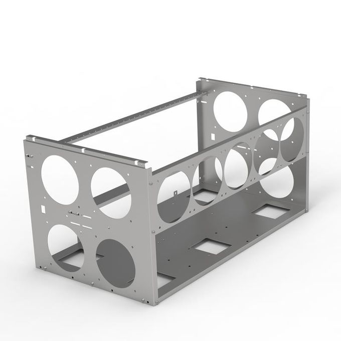 Graphics Case Crypto Coin 8gpu Ethereum ETH Mining Frame Rig Open Air Stackable 8 GPU Miner Chassis