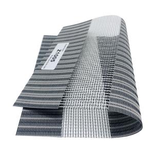 China 328GSM Antibacterial Sunscreen Zebra Fabric B1 Grade White Beige Gray wholesale