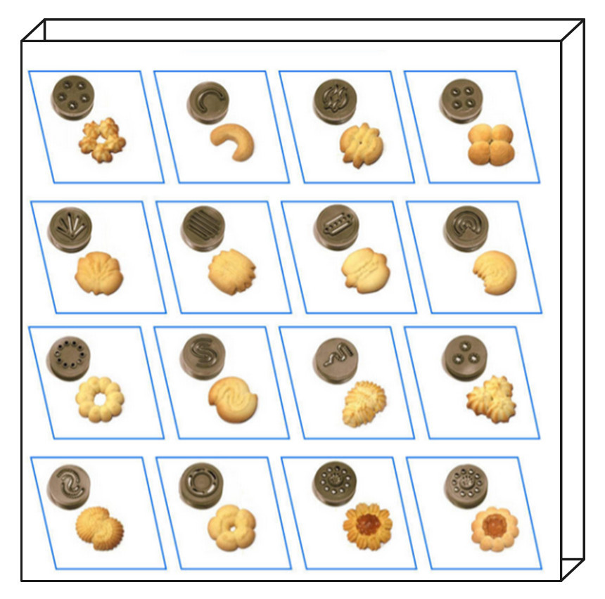 PD600 PLC Double Color Cookies Machine PLC Two Color Cookie Machine Cookie Depositor