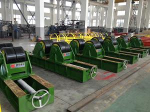 China PU Wheel Welding Turning Rolls 60T lead screw Adjustable wholesale