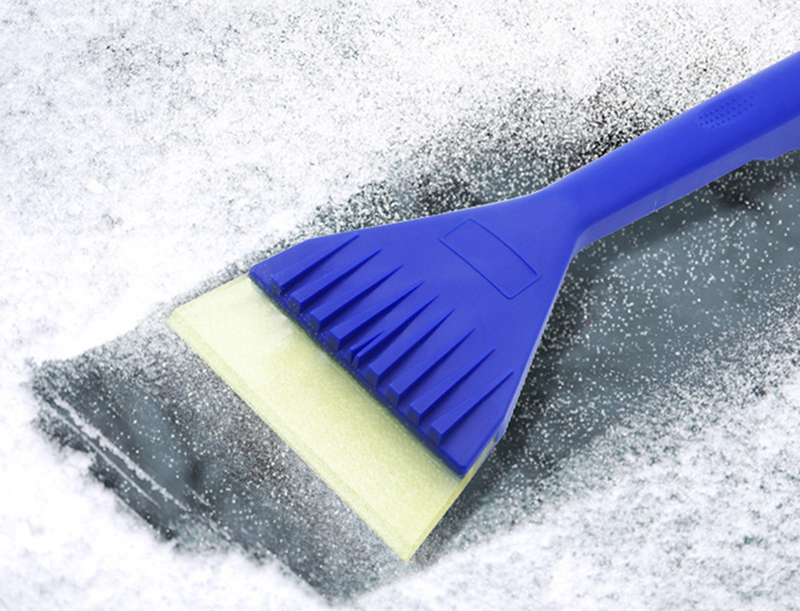 Customized Logo 33cm Car Ice Scraper Gum Stainless Steel for Winter Driving