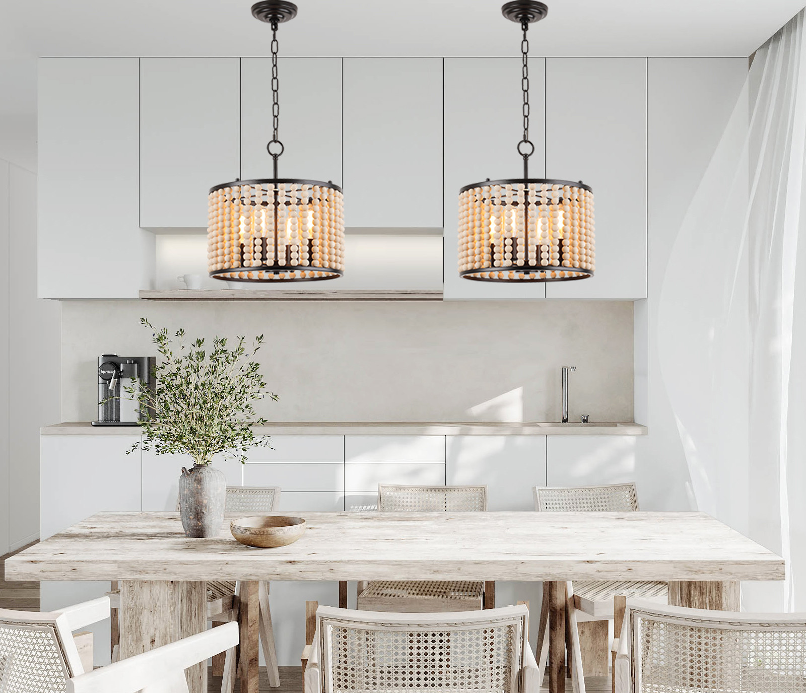 Living Room Modern Lighting Beaded Pendant Lightcontemporary chandelier(WH-CI-161)
