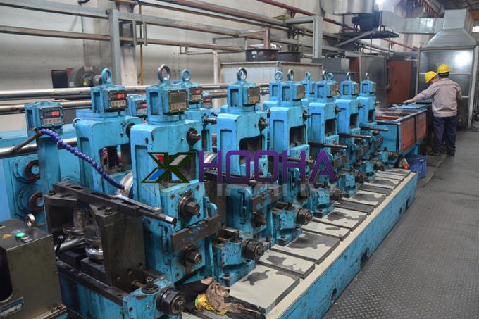 Siemens PLC Control Carbon Steel Tube Making Machine HH32 Tube Mill With Round Tube O.D. 8-32mm