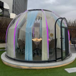 China PC Aluminum Geodesic Camping Dome Transparent Dome Tent Durable Construction wholesale