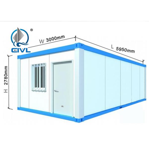 Home Movable Container House 20/40ft For Students , Worker , Staff