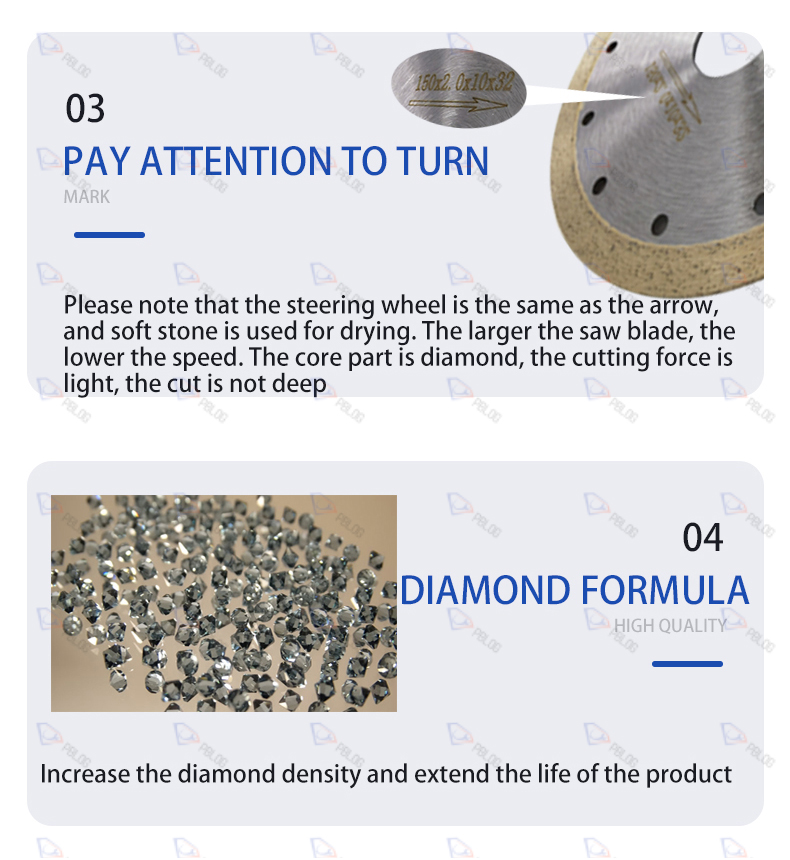 PBLOG Diamond Grit Circular Saw Blades Class Cutting Glass Machinery Accessory