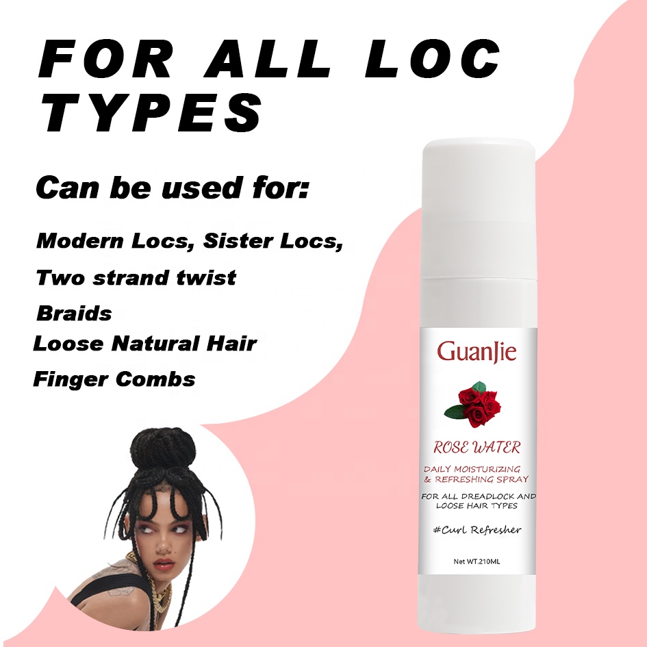 Promote Growth And Lock Twists With Private Label Organic Rose Water Hair Care Spray