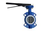 PN16 Ductile Iron Seated Wafer Sphere Valve Water Oil Medium