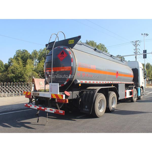 FOTON AUMAN 8x4 24.68cbm Chemical Tank Truck For Flammable Fluid Methanol Ethanol