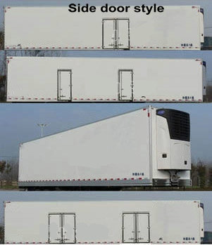 Aotong 30-40 Ton Fresh Fruit Vegetable Refrigerator Van Semi Trailer for and Transport