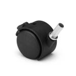 OEM Plate Roller 50mm Nylon Caster Wheels For Furniture