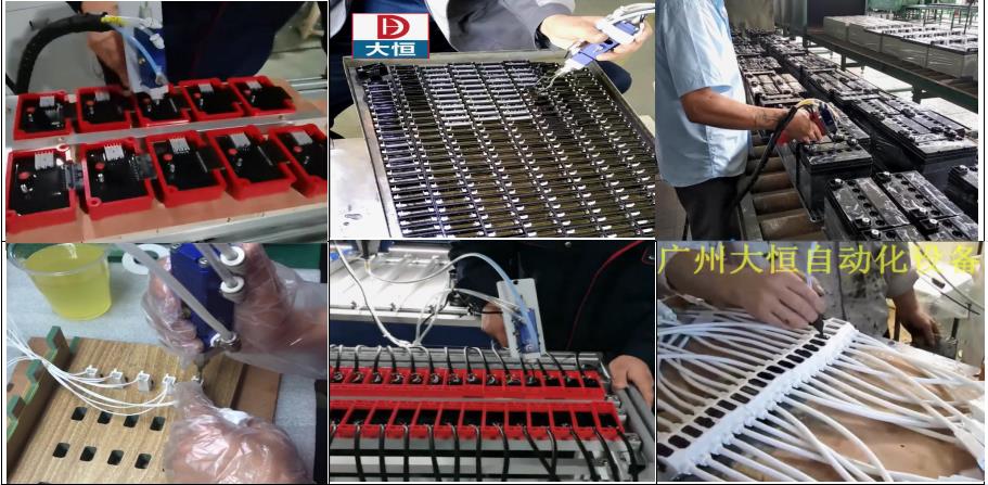2 Part Resin Dispensing Machine with Hand Gun Semi Automatic AB Glue Mixing Machine