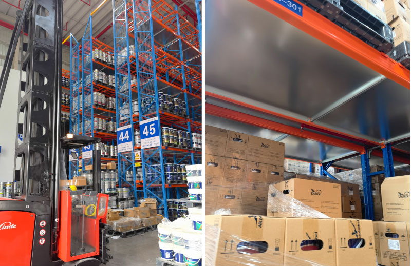 VNA Rack Or Very Narrow Aisle Rack High Density Warehouse Storage Racking