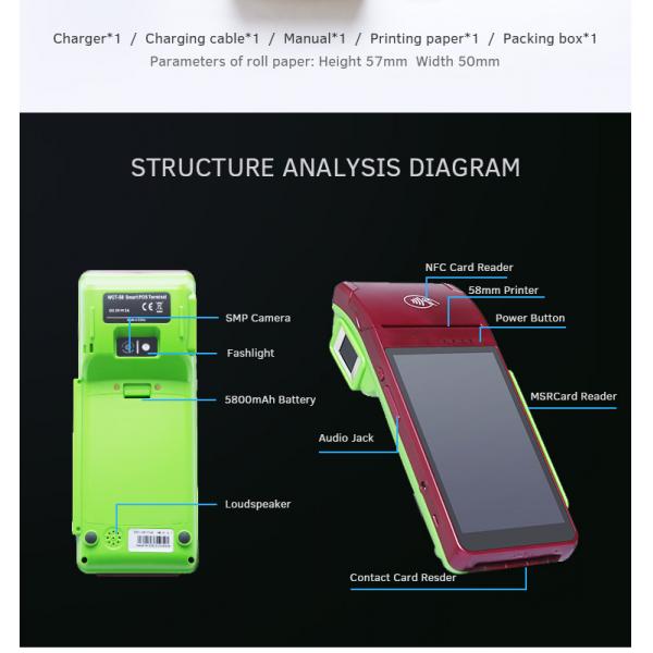 4 PSAM Card Payment Terminal Offline EDC Point of SaleMachines