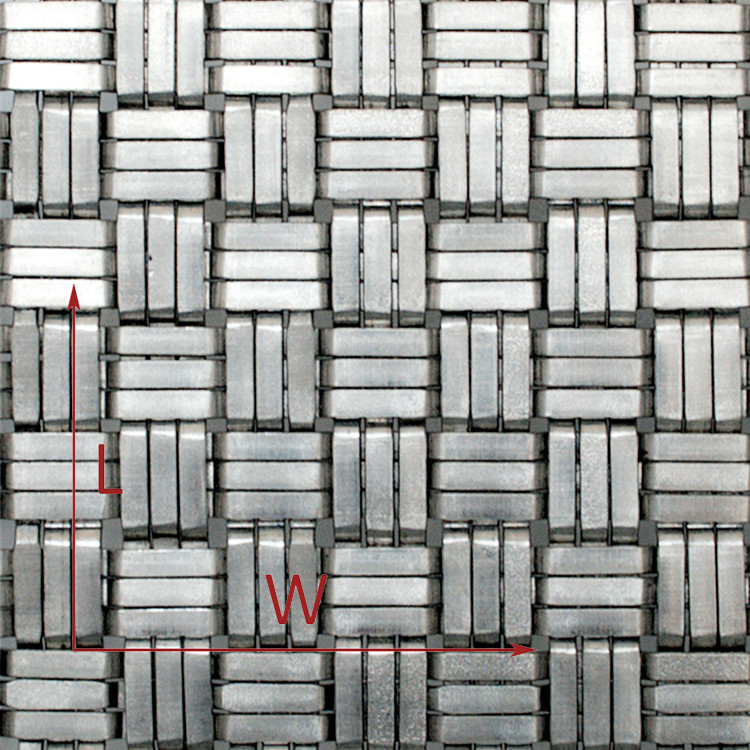 Plain Weave Architectural Mesh Panel Wire Diameter 0.8mm 2.0mm