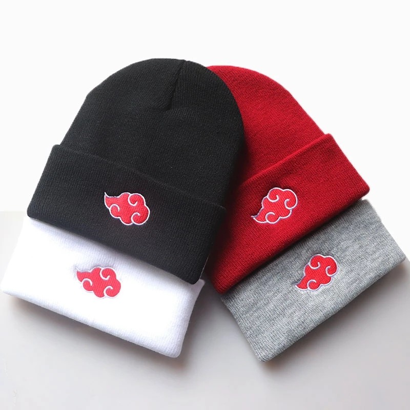 Custom Cloud Design 56cm Knit Beanie Hats Soft Wear