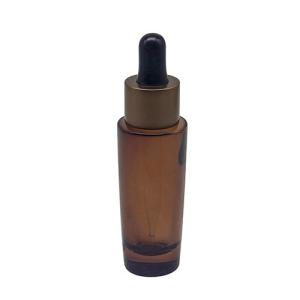 China 30ml Petg Clear Press Essential Oil Bottle With Dropper wholesale