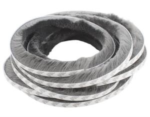 China Adhesive mohair strip silicone rubber strip for shower room door wholesale