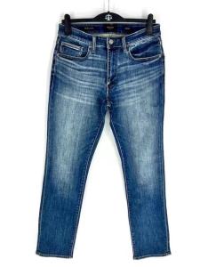 China Custom Logo Slim Fit Jeans Stretch Denim Pants Fashion Trend Casual Jeans 63 wholesale