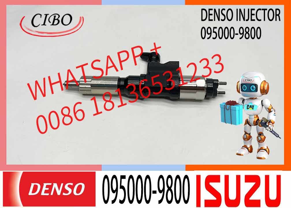 Common Rail Injector 095000-9800 8-98219181-0 For ISUZU