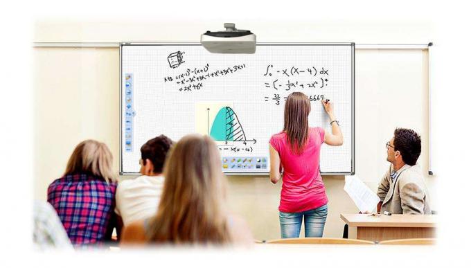4K 83-inch smart interactive whiteboard for primary and secondary school students