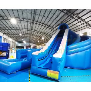 0.55mm PVC Tarpaulin Inflatable Slide Bouncer For Pool
