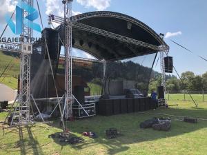 China Studio / Event Curved Aluminum Truss Roof Systems High Loading Capacity wholesale