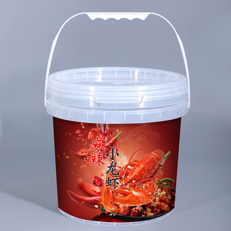 Professional 5L Food Grade PP Storage Container with Lid and Plastic Handle