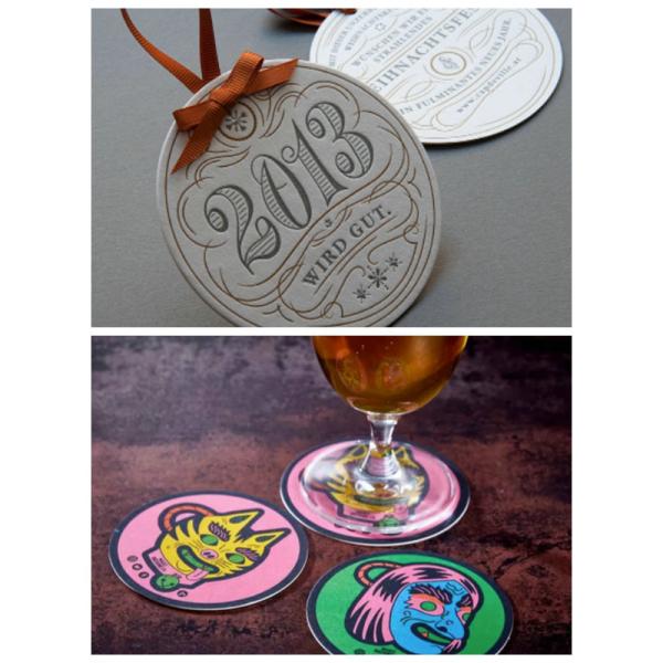 530gr 555gr Recycled Uncoated White Beermat Paperboard For Coffee Coasters 31 x 43inch 