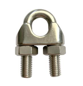 China SUS316 Stainless Steel Wire Rope Clamps DIN 1142 ISO9001 wholesale