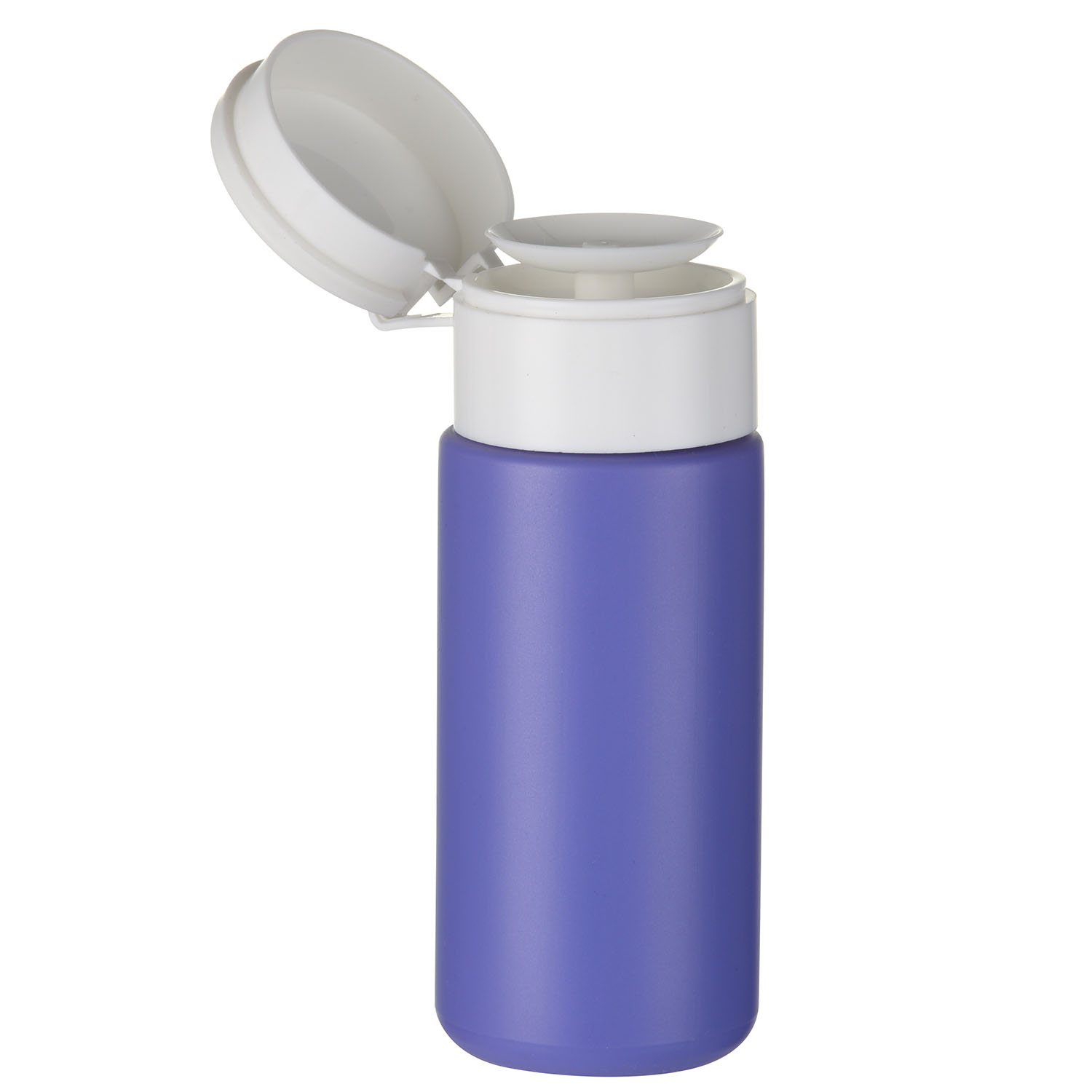 PP Plastic 100ml Nail Polish Remover Bottle with Press Pump and Cosmetic Needs