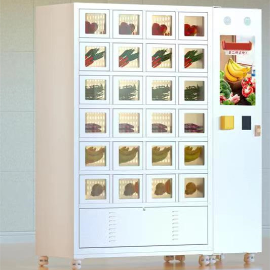 European Standard Export Cooling Locker Vending Machine With Credit Card Reader And 4℃ Refrigeration