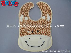 China 13&quot; Baby Infant Personalized Plush Giraffe Baby Bibs wholesale