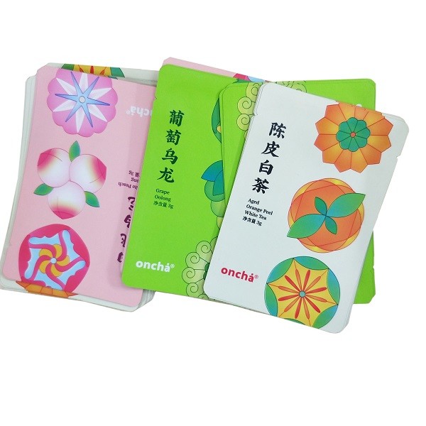 250g 500g VMPET Kraft Stand Up Pouches Kraft Paper Tea Bag Gravure Printing