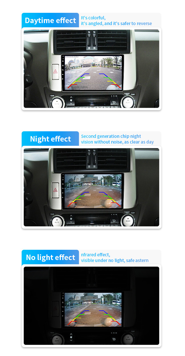 HD Reverse Parking Camera 170 Degree Large Angle Video Dashcam Reversing Camera CCD