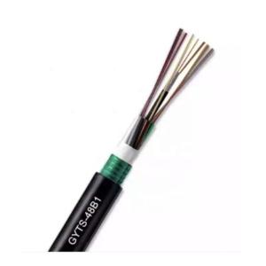 China Low Voltage FTTH GYTS Armored Fiber Cable G657A/G652D Mode ≥ 10 Conductors for Outdoor wholesale