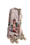 Eco Freindly Kids Hard Shell Luggage Wheeled Book Bag Dustproof