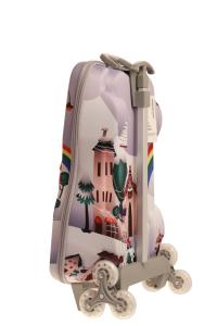 China Eco Freindly Kids Hard Shell Luggage Wheeled Book Bag Dustproof wholesale