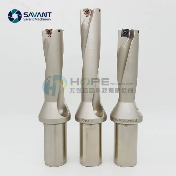 Savantec 2D-5D High Working Efficiency Indexable Drill Bit CNC Machine Center U Drill