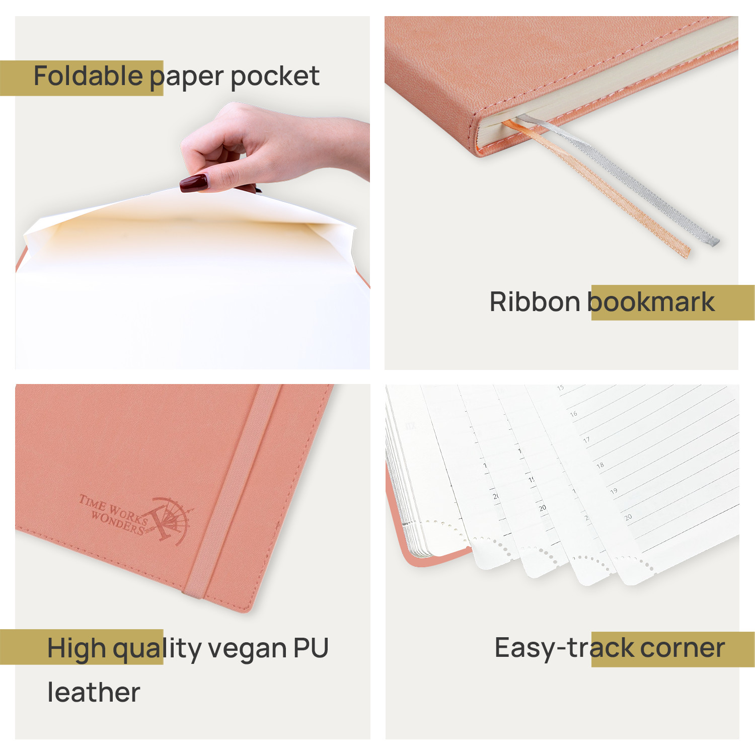 80GSM Ivory Paper ECO Friendly Academic Planner Sept. 2023 To Dec. 2023