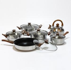 China cookware set wholesale NonStick pots and pans set stainless steel Granite pots 13 pcs set wholesale