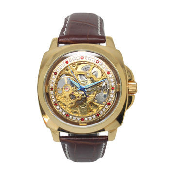 Fashion Mechanical Automatic Watch Man /Stainless Steel Watch , men fashion