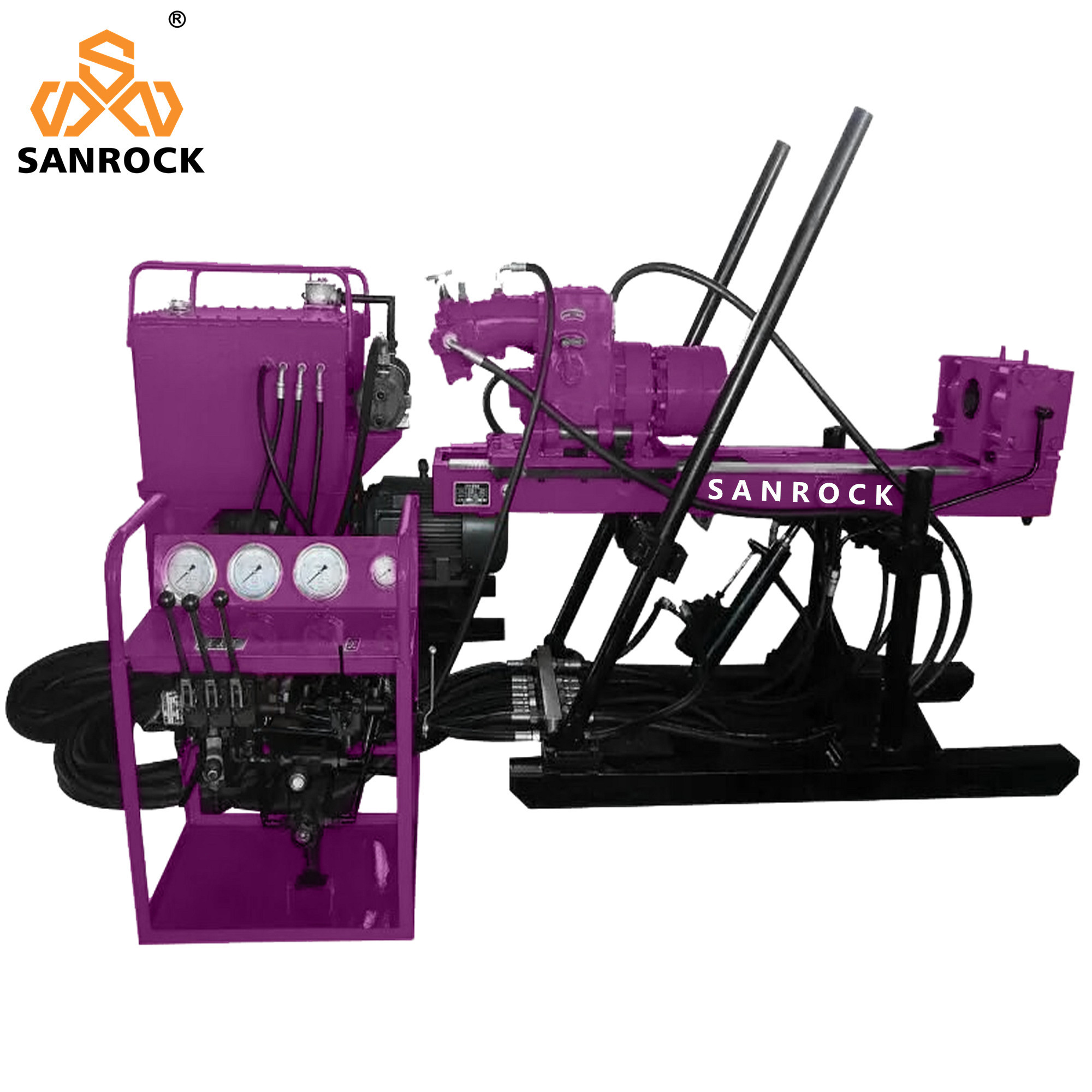 Small Core Drilling Equipment Hydraulic Exploration Mobile Underground Core Drilling Rig