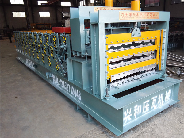 XH800-840-860 Three-Layer Roof and Wall Panel Roll Forming Machine for Sale