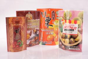 China Printing Standing Laminated Food Flexible Packaging Bag For Nuts wholesale