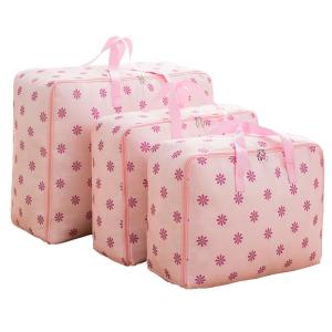 105L 3 Pcs Extra Large Storage Bag with zipper Household Storage Organization