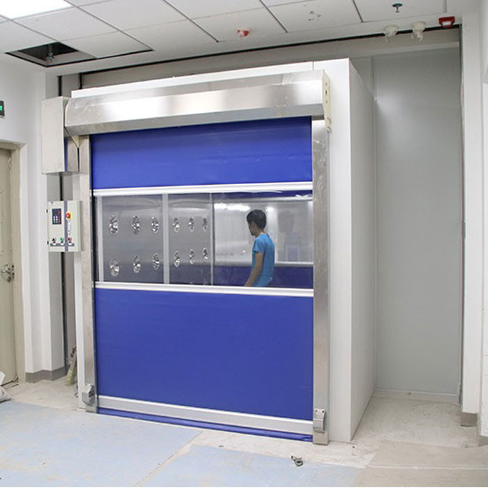 0.3μM 2100mm Height 4 Filters Air Showers Double Doors Interlock 25m/S