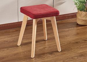 China Beech Leg Bedroom Dressing Chair Strong Structure No Smell wholesale