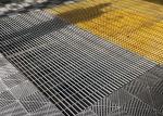 Silver Color 316 Stainless Steel Floor Grating 100mm*6mm For Power Stations
